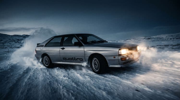 Audi Quattro: Winter Drifting Legend