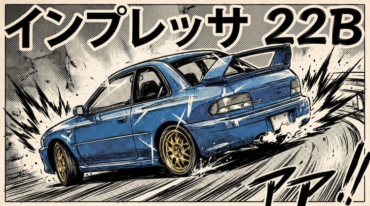 Subaru Impreza 22B STi Manga Drift