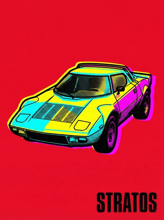 Lancia Stratos Pop Art Masterpiece