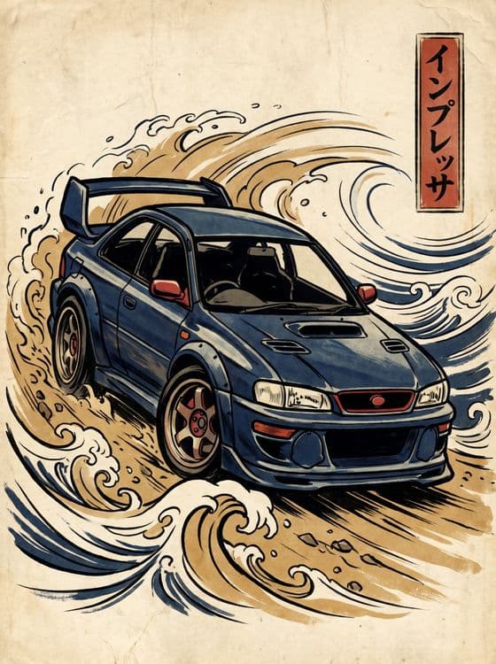 Subaru 22B STi: The Great JDM Wave