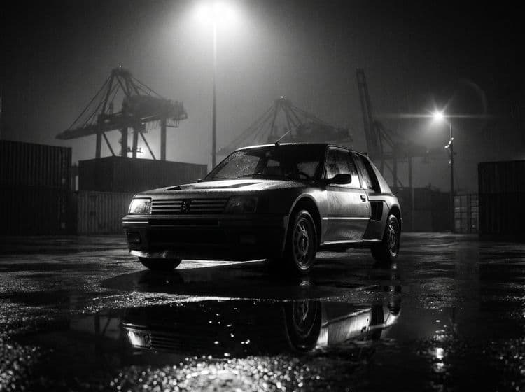 Noir Harbour Rain: Peugeot 205 T16