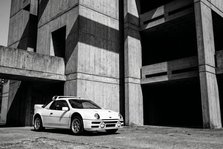 Stark Contrast: Ford RS200 and Brutalist Architecture