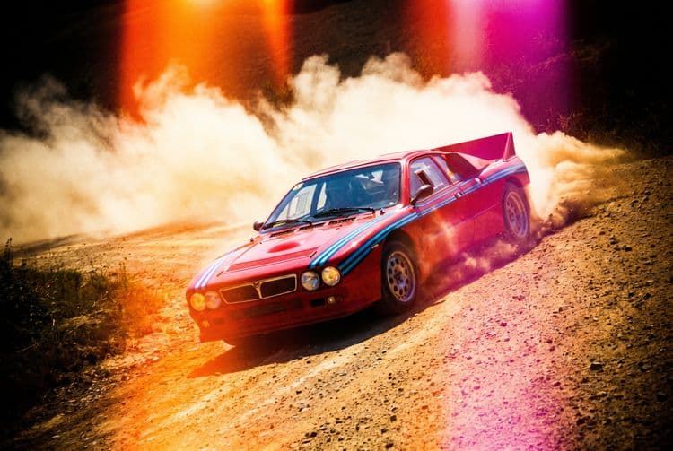 Lancia 037 Gravel Drift in Light Leak