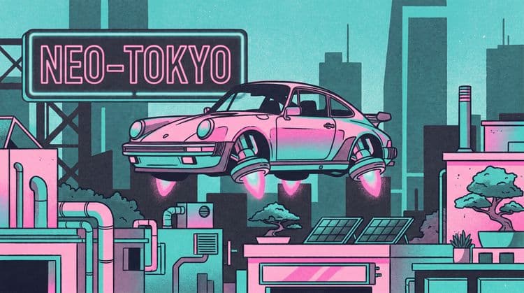 Neo-Tokyo Hovercraft: Classic Porsche 911