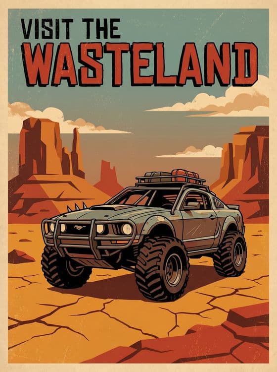 Visit the Wasteland: Off-Road Ford Mustang