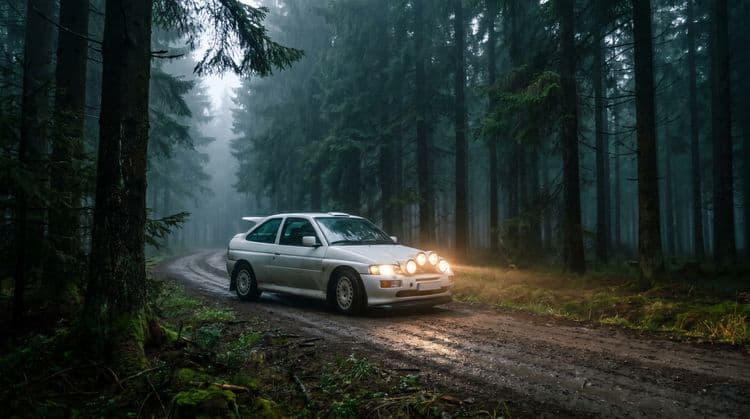 Forest Patrol - Ford Escort RS Cosworth in the Mist
