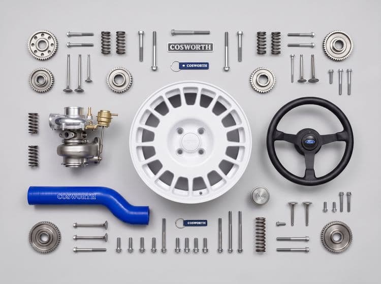 Ford Escort Cosworth Knolling Flat Lay Photography