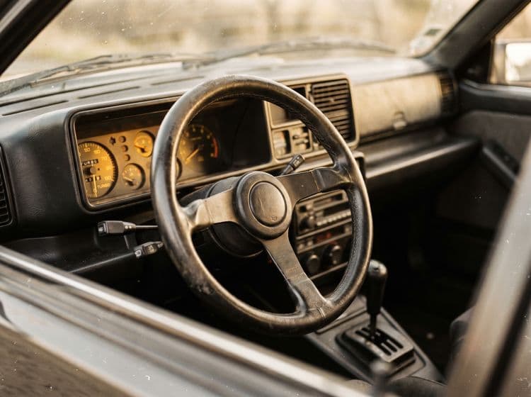 Lancia Delta Integrale Vintage Cockpit Photography