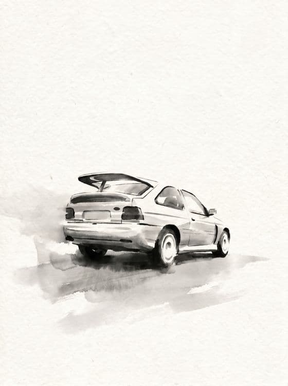 Monochrome Legend: Escort RS Cosworth
