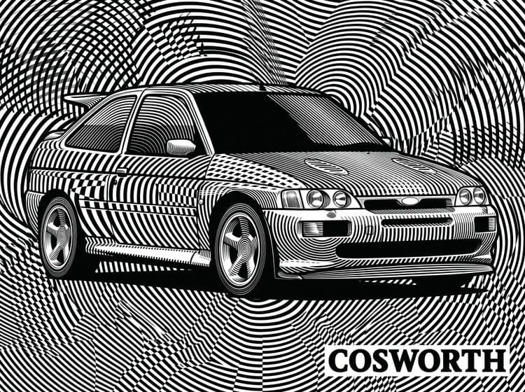 Optical Distortion: Escort RS Cosworth