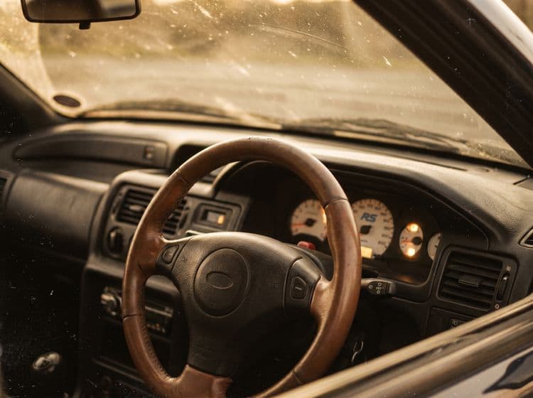 Golden Hour Interior: Escort RS Cosworth