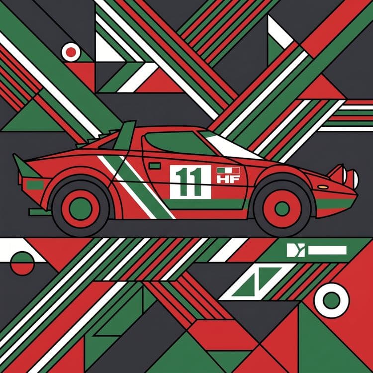 Geometric Stratos Rally Art