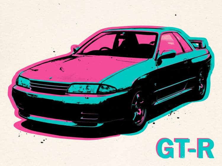 Duotone R32 GT-R Pop Art