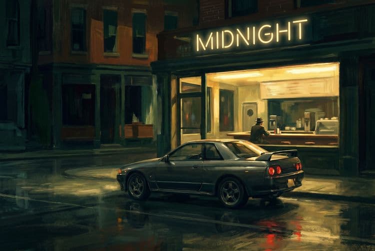 R32 GT-R Midnight Diner