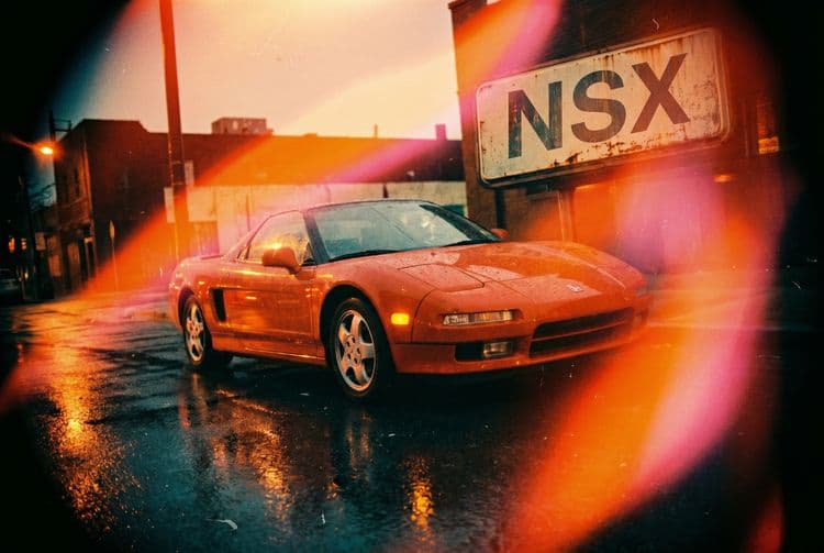 NSX Sunset Light Leak