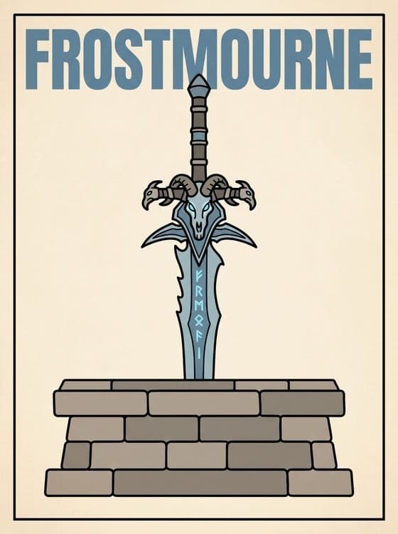 Flat Art Frostmourne Altar