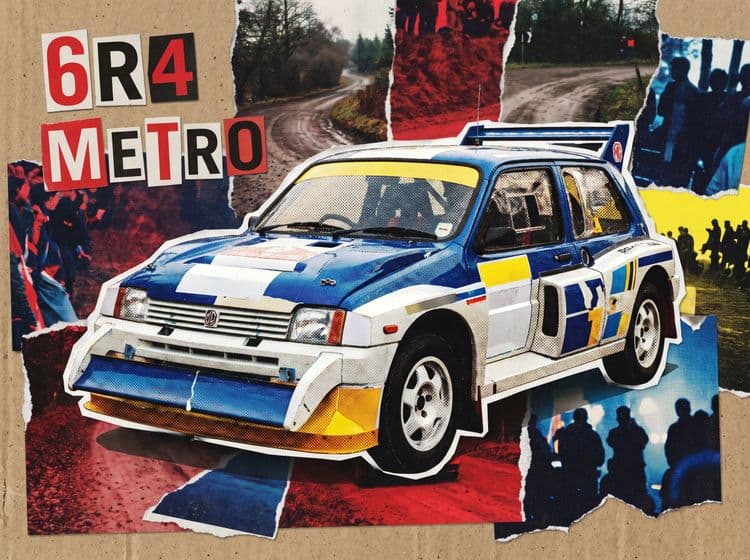 MG Metro 6R4 Zine Collage Art