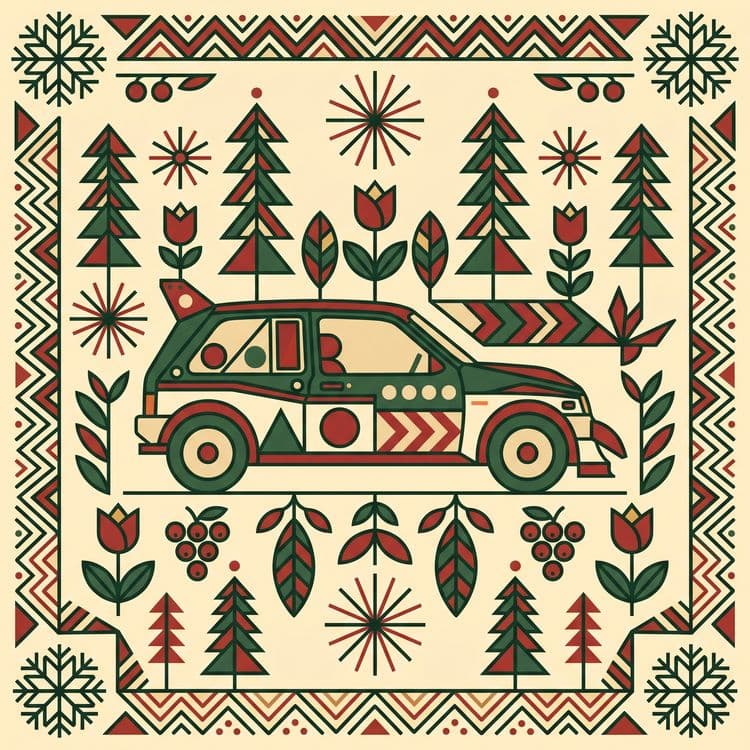 MG Metro 6R4 Holiday Folk Art