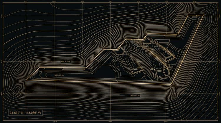 Topographic B-2 Spirit