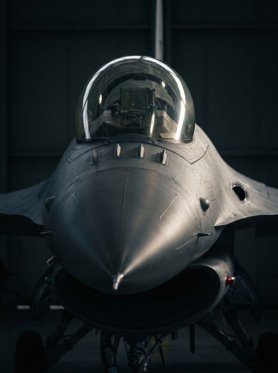 F-16 Fighting Falcon Front Portrait