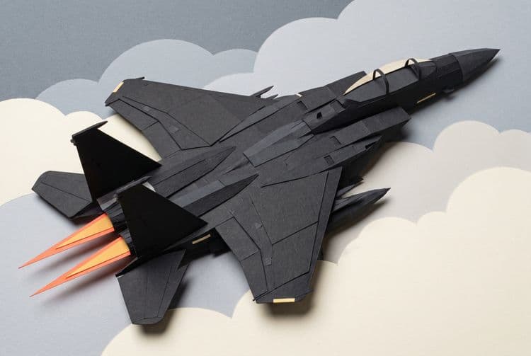 Papercraft F-15 Eagle