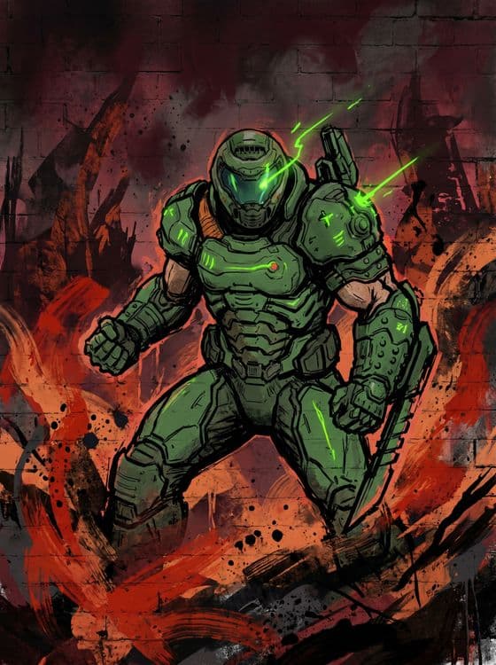 Doom Slayer Praetor Suit