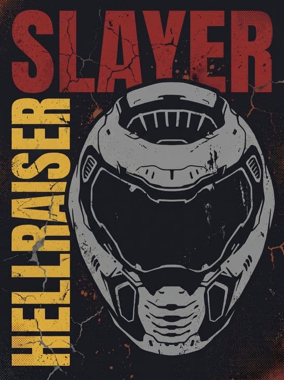 Doom Slayer Hellraiser Poster