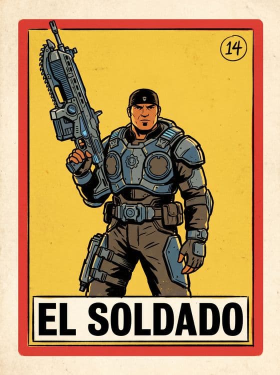 Lotería El Soldado Marcus Fenix
