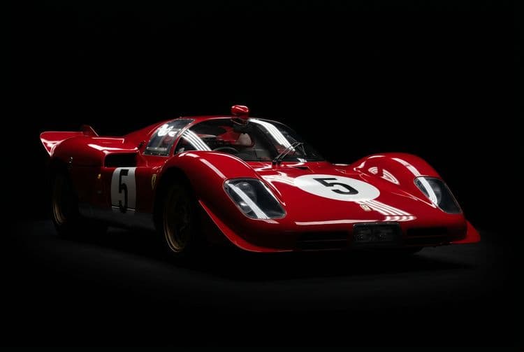 Ferrari 512S Rosso Corsa Dark Studio Shot