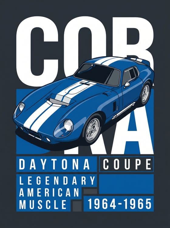 Shelby Cobra Daytona Coupe Legendary American Muscle