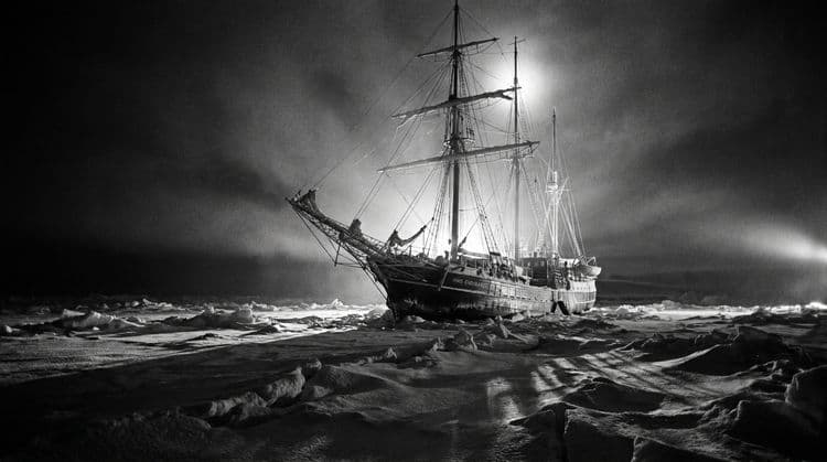 Endurance Frozen in the Ice