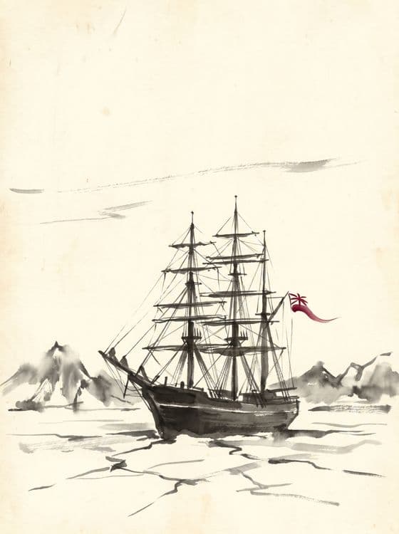 Sumi-e Polar Expedition