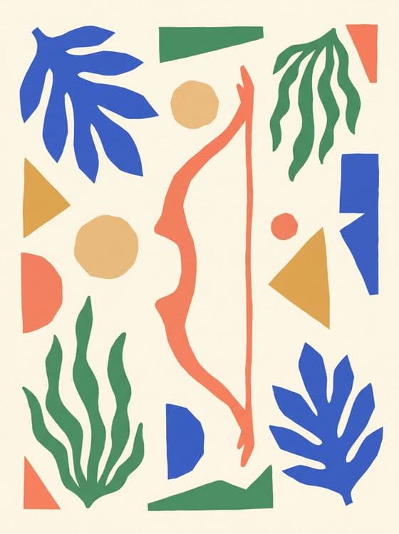 The Archer's Botanical Cutout