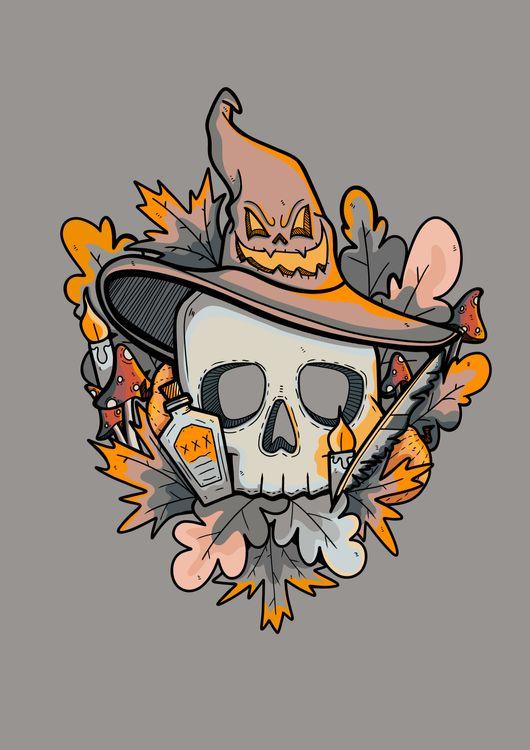 Skull of a wizard