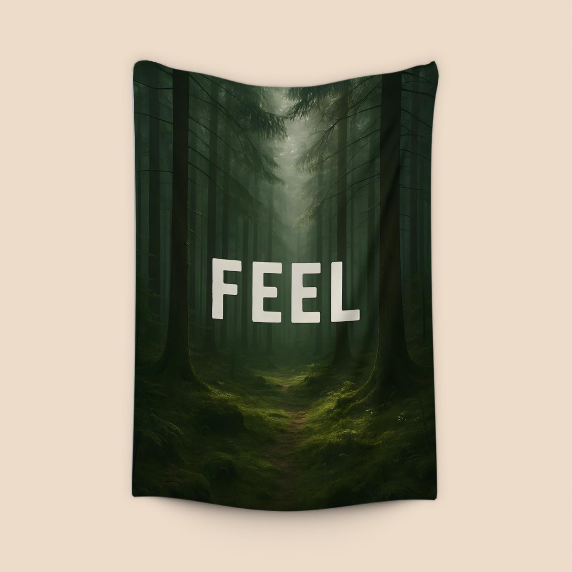 Feel - Atmospheric Forest Typography