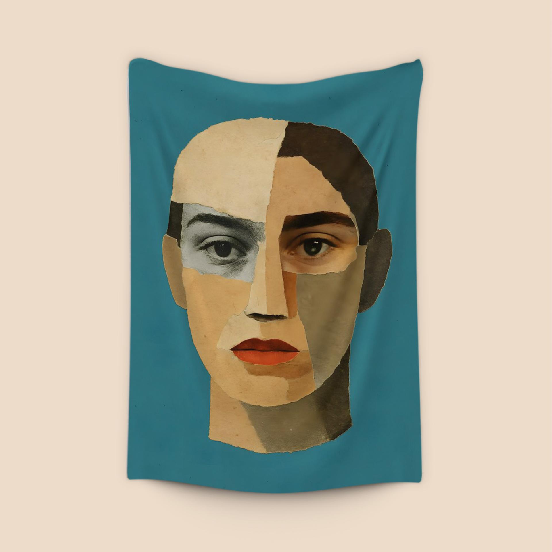 Fragmented Paper Portrait