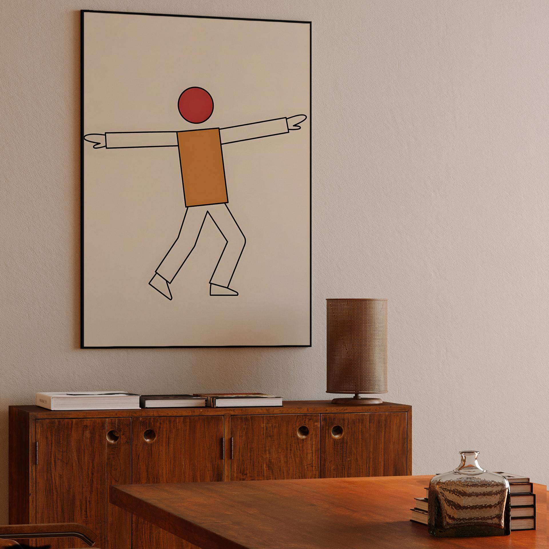 Geometric Balance Dancer