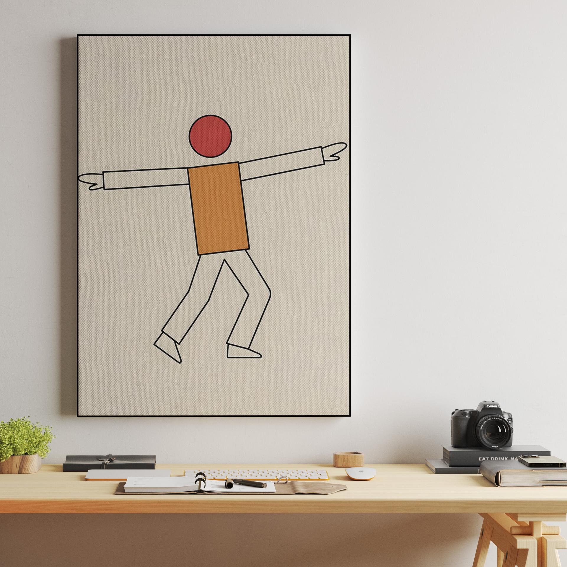 Geometric Balance Dancer