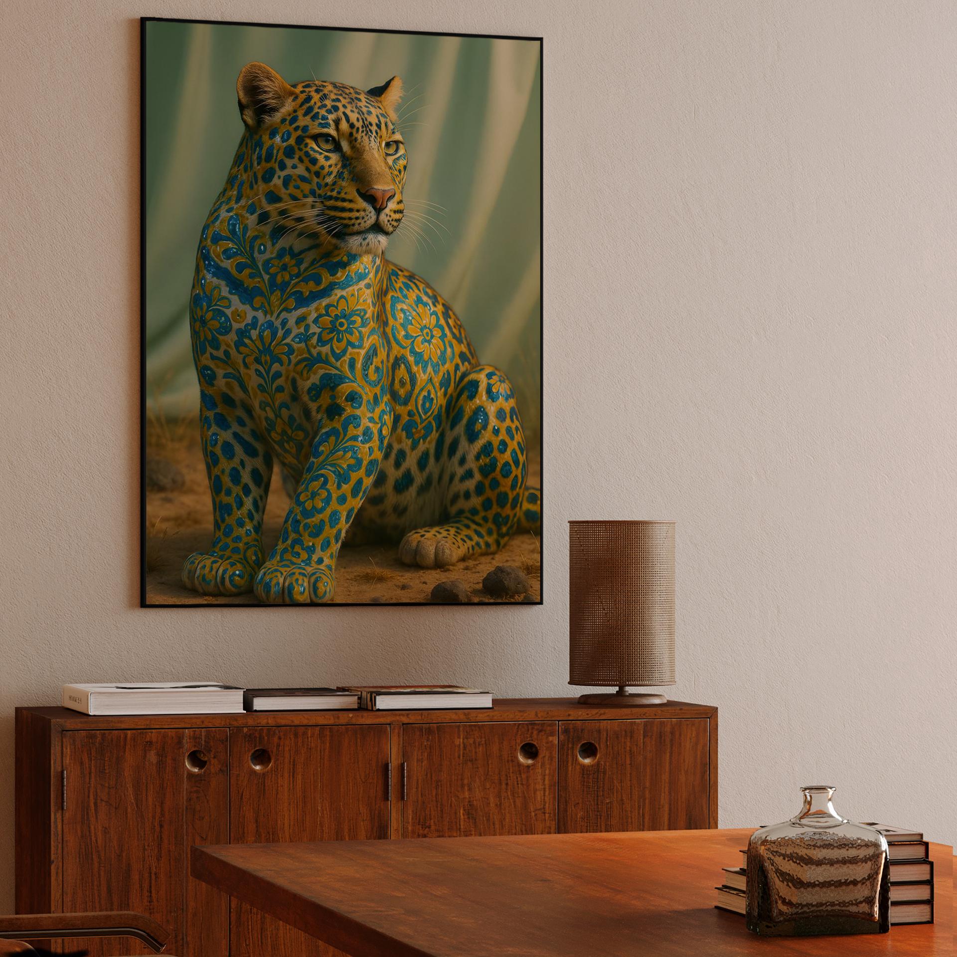 Ornate Damask Leopard