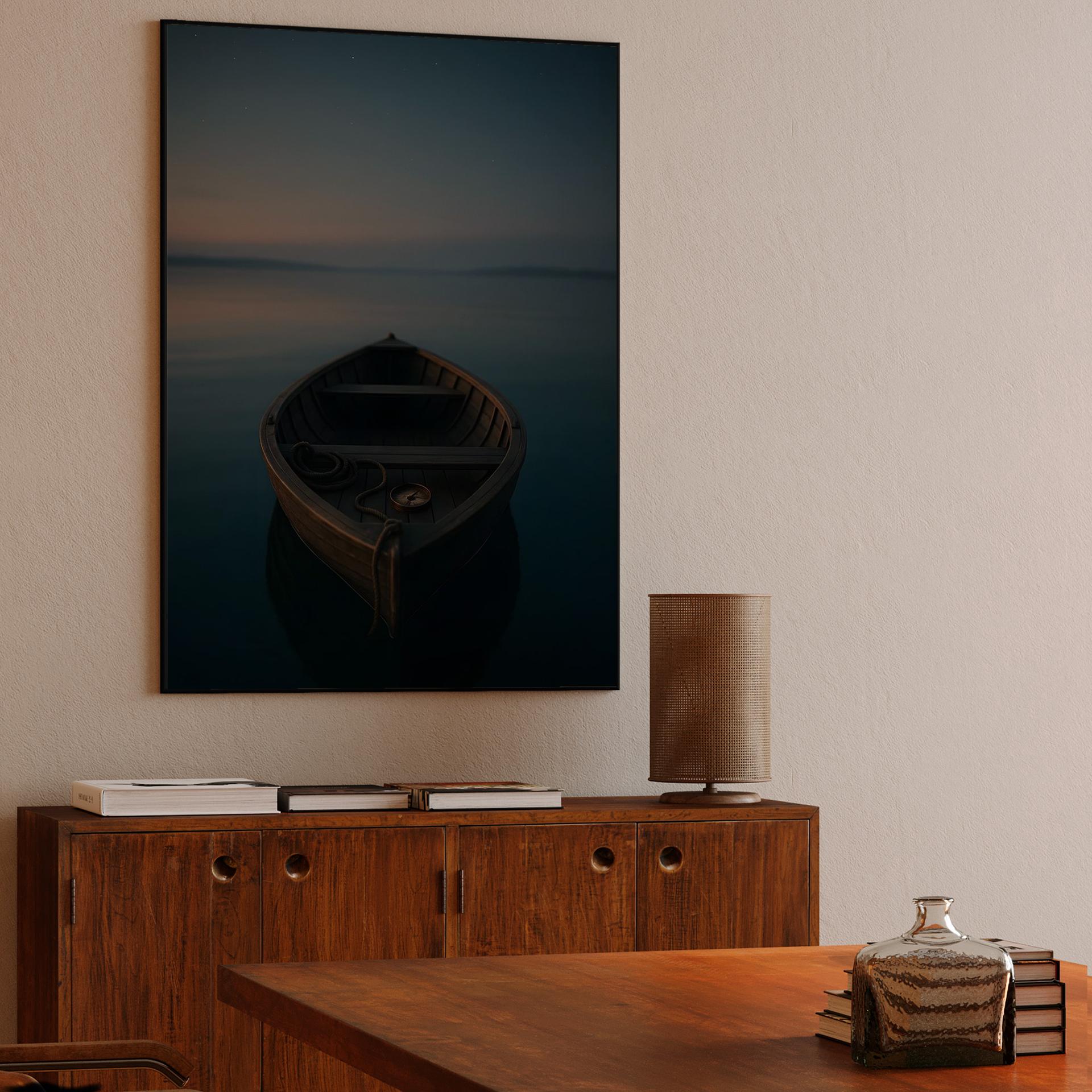 Silent Voyage at Dusk