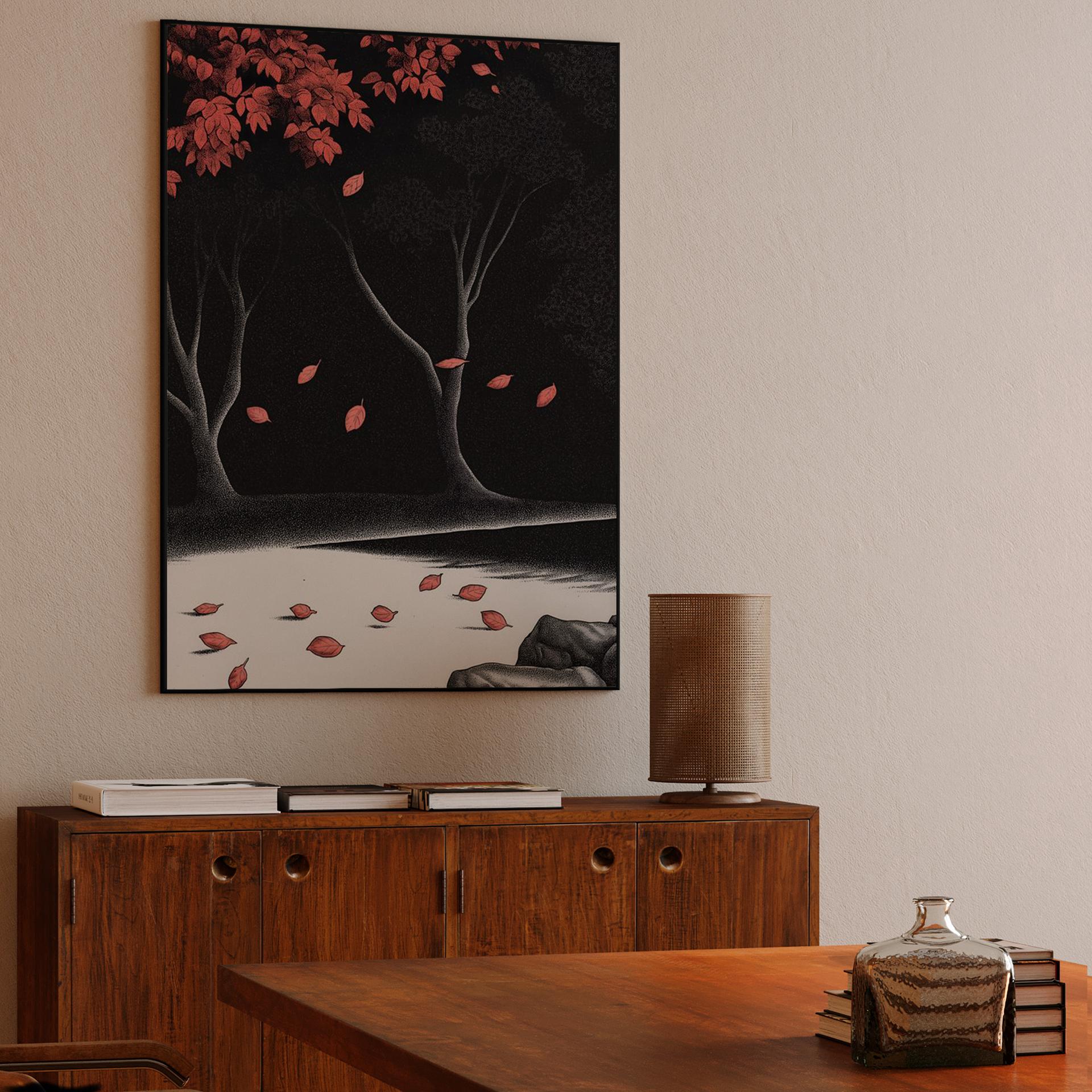 Stippled Autumn Night