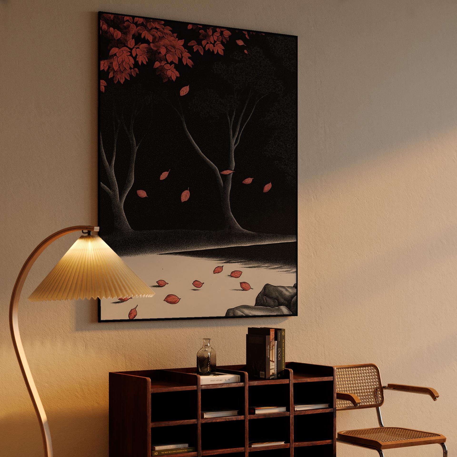 Stippled Autumn Night