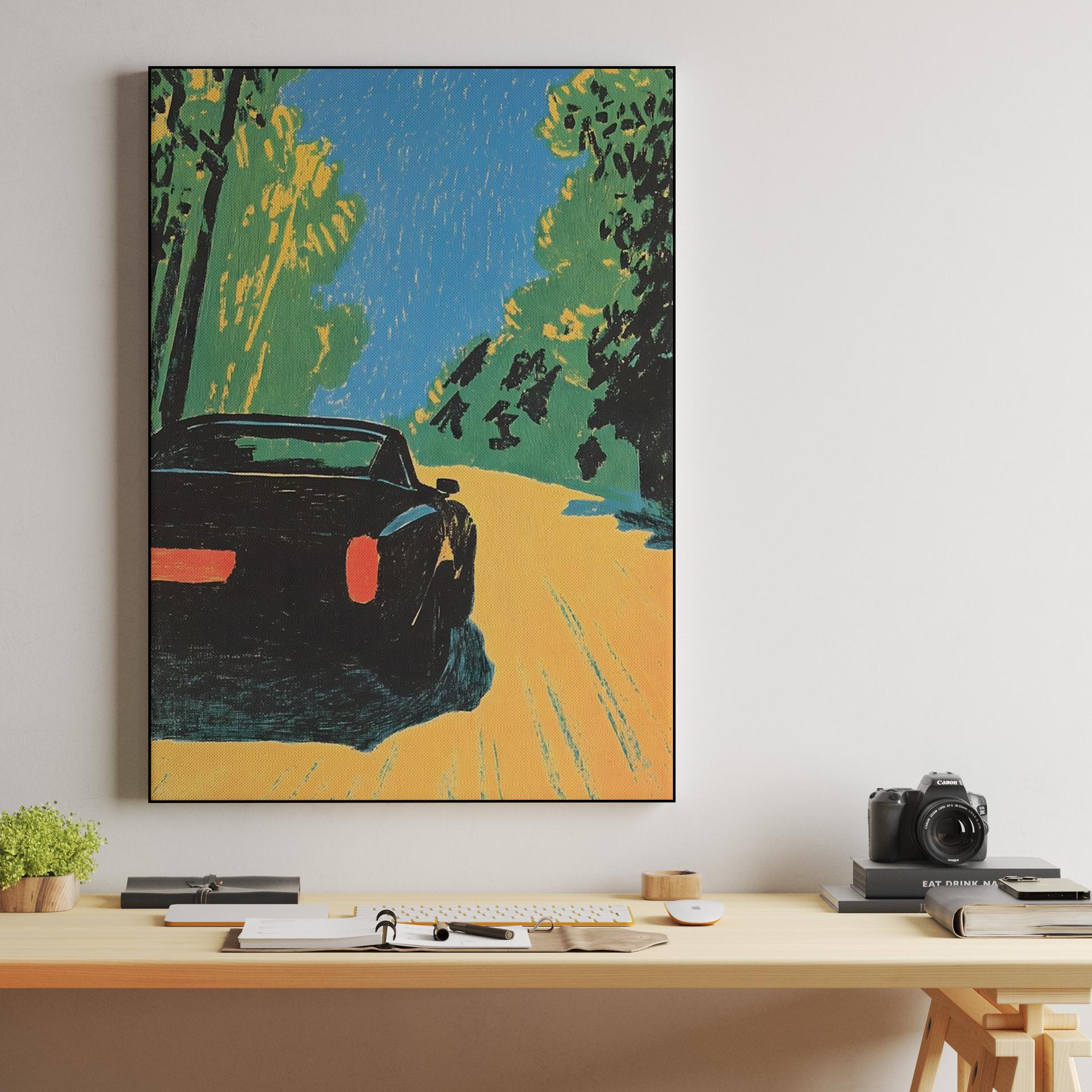 Summer Country Road Porsche 911