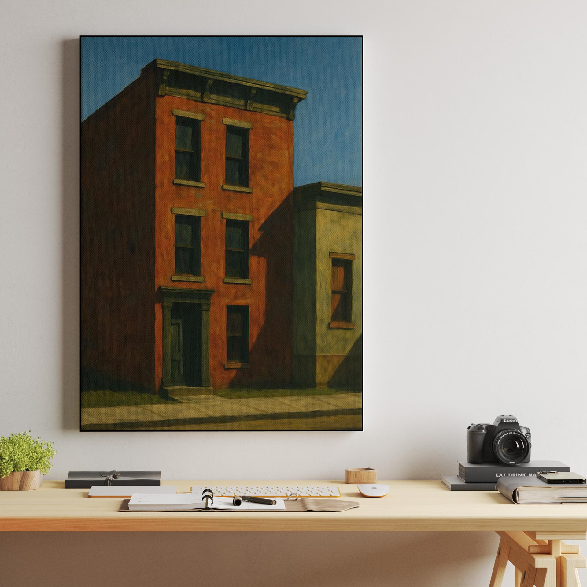 Sunlit Red Brick Townhouse