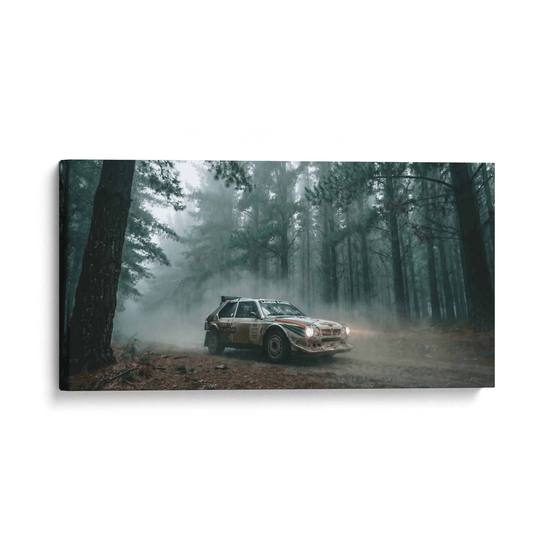 Shadows of Sanremo - Lancia Delta S4 in the Misty Forest