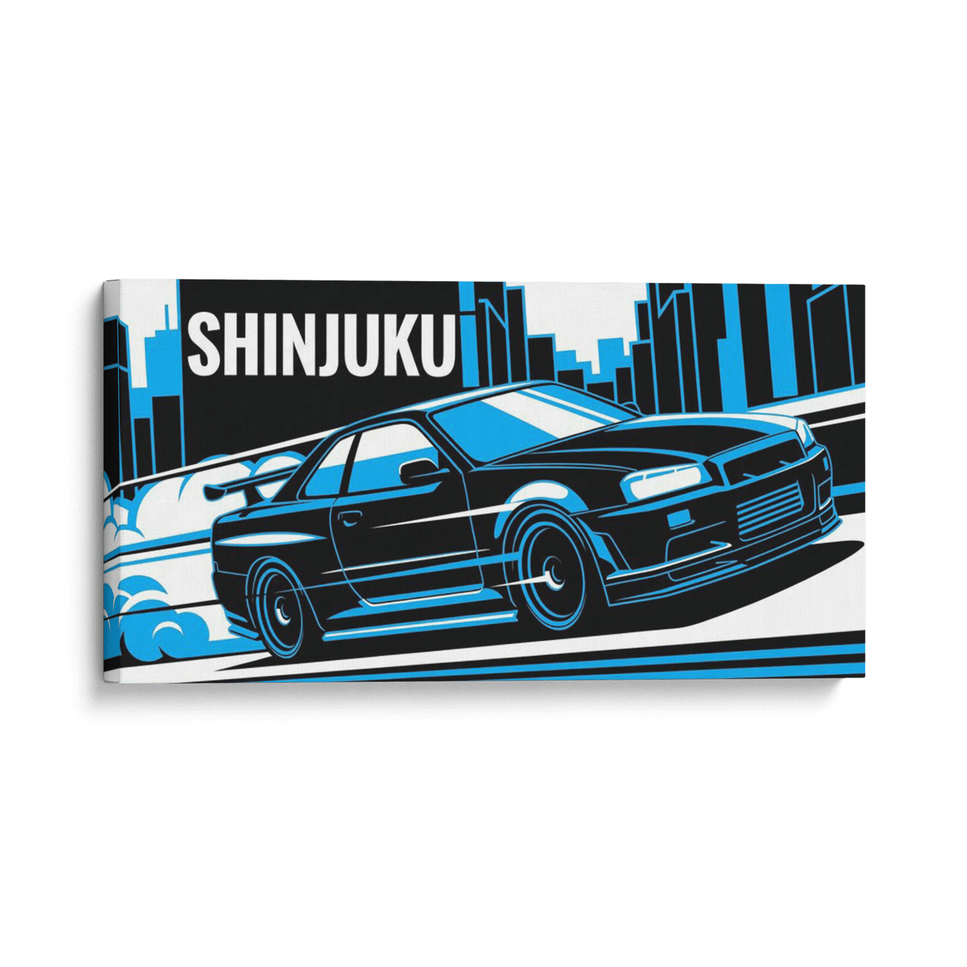 Shinjuku Speed: Nissan Skyline GT-R R34 Flat Art