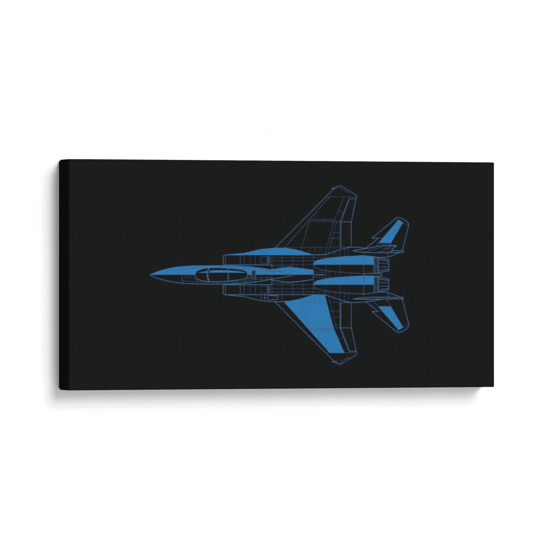 F-15 Eagle Minimalist Blueprint