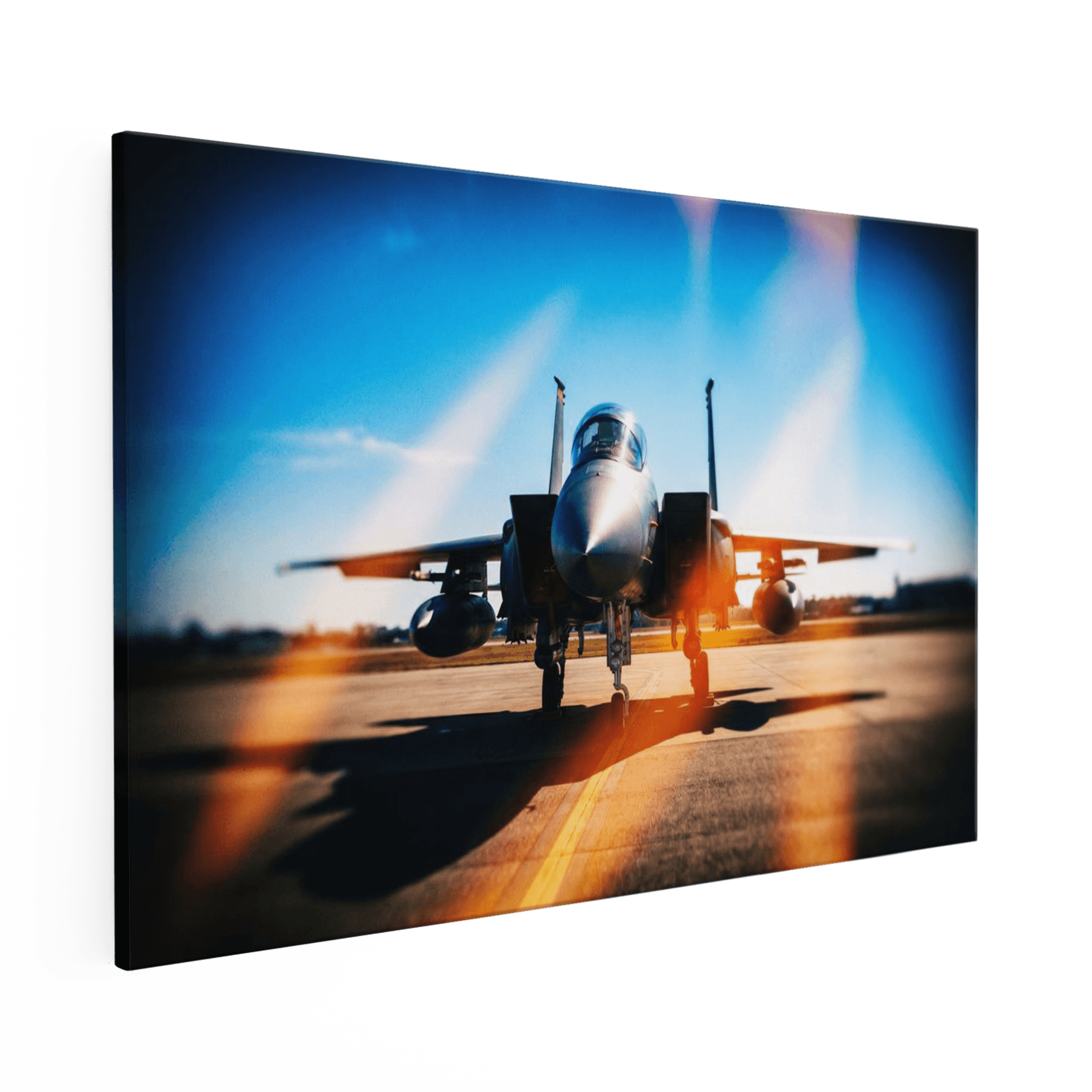 F-15 Eagle Golden Hour Flare