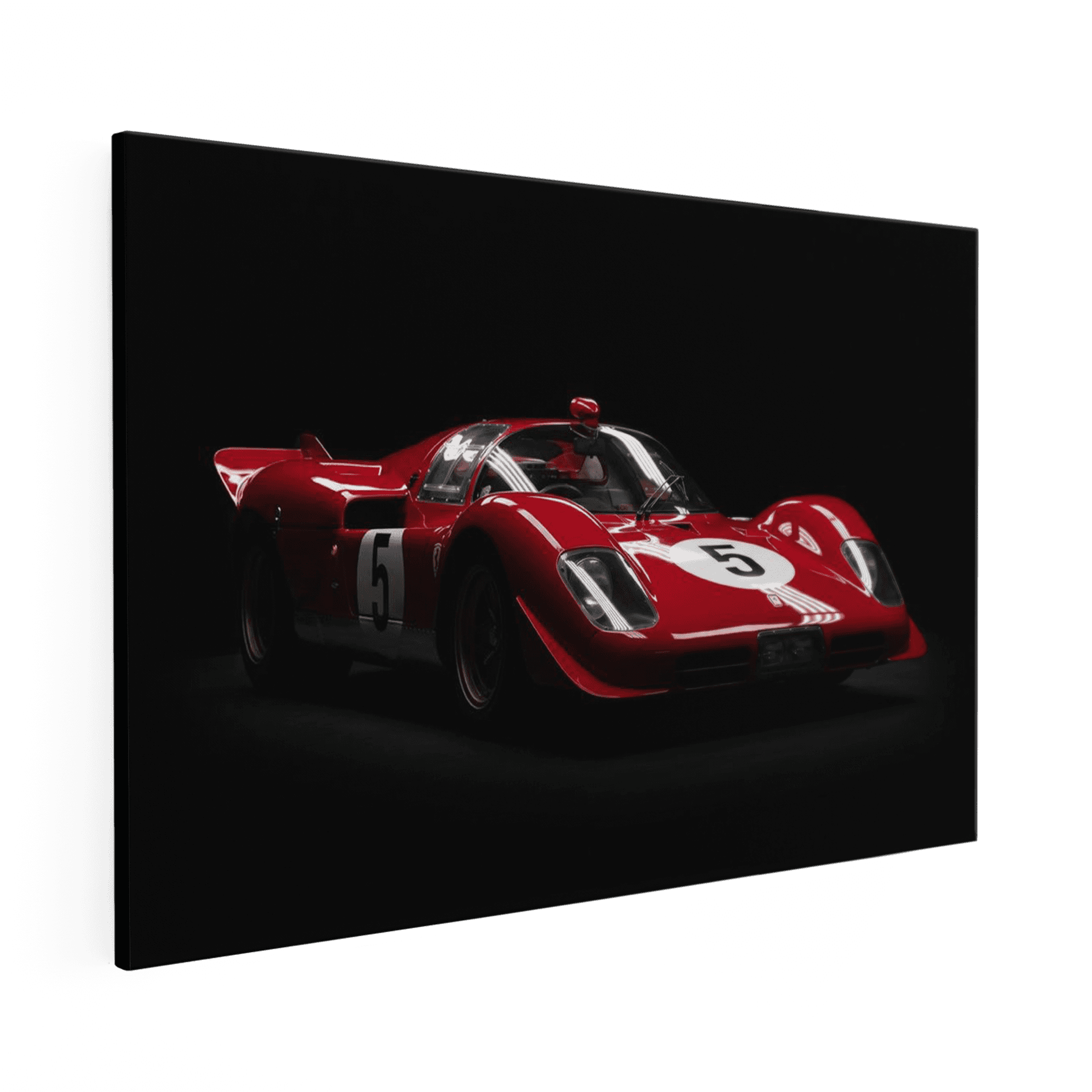 Ferrari 512S Rosso Corsa Dark Studio Shot