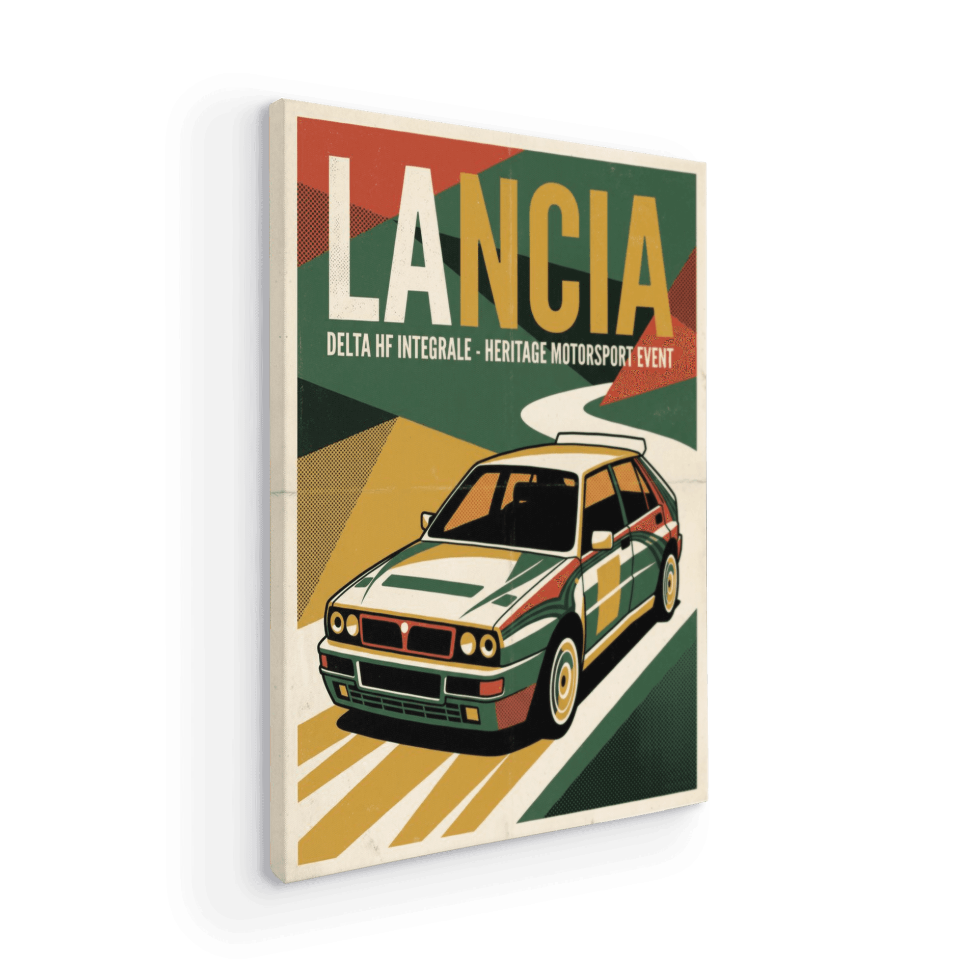 Lancia Delta HF Integrale Heritage Motorsport Poster